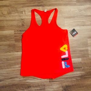 🔥Hot Orange FILA Tank🤩
